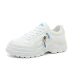 Damen Chunky Sneaker mit modischem Reißverschluss und rutschfester Sohle R&B