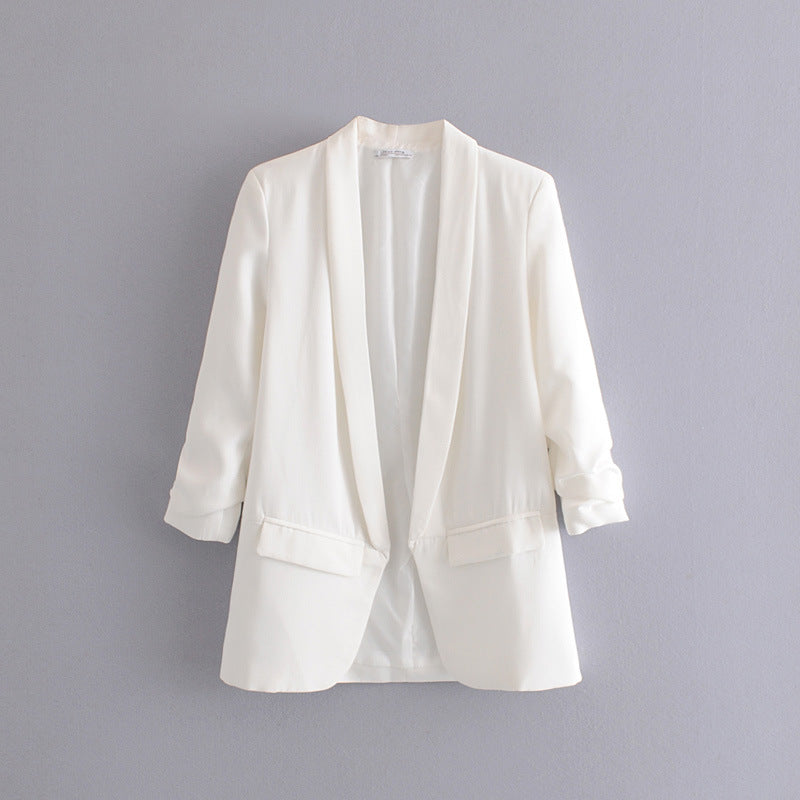 Damen Moderner Blazer mit eleganter Schnittführung und praktischen Taschen R&B