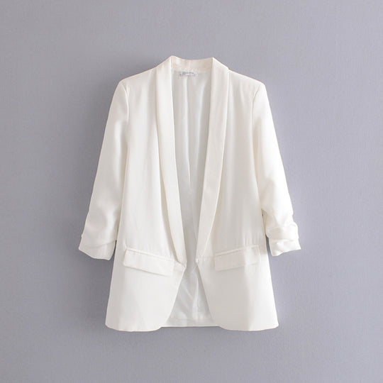 Damen Moderner Blazer mit eleganter Schnittführung und praktischen Taschen R&B