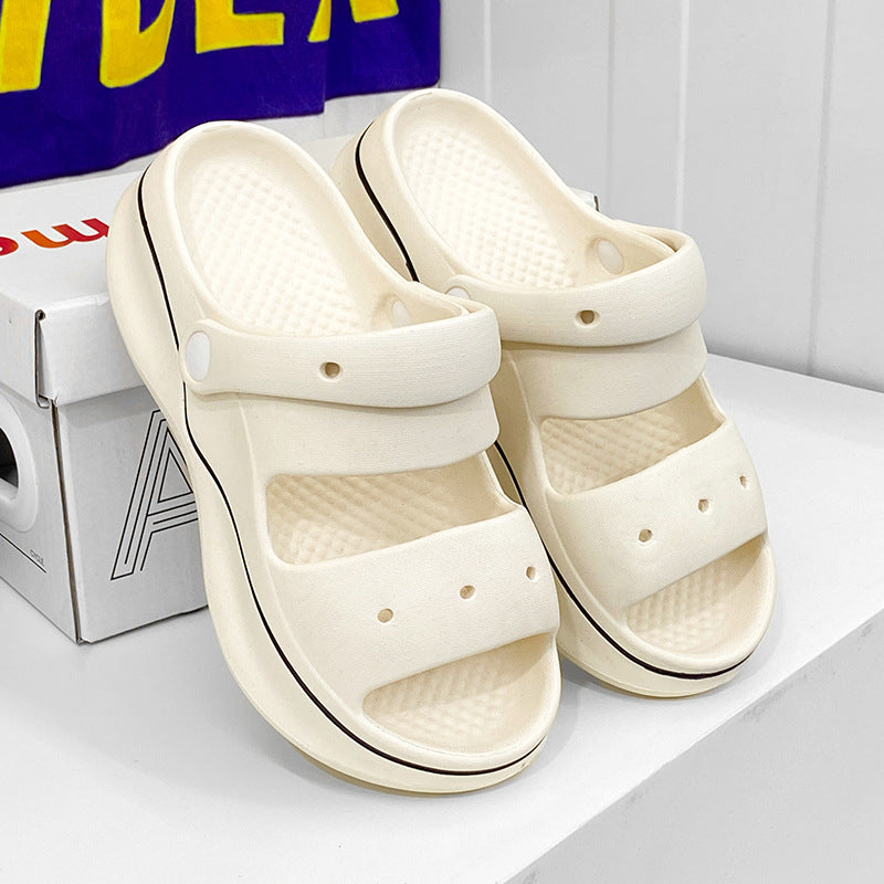 Damen trendige und bequeme Clogs mit bunten Verzierungen R&B