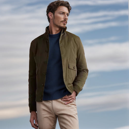 Herren robuste Utility-Jacke mit praktischen Taschen R&B