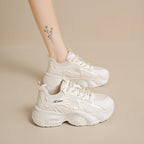 Damen Sportliche Chunky Sneakers mit atmungsaktivem Obermaterial und stabiler Sohle R&B