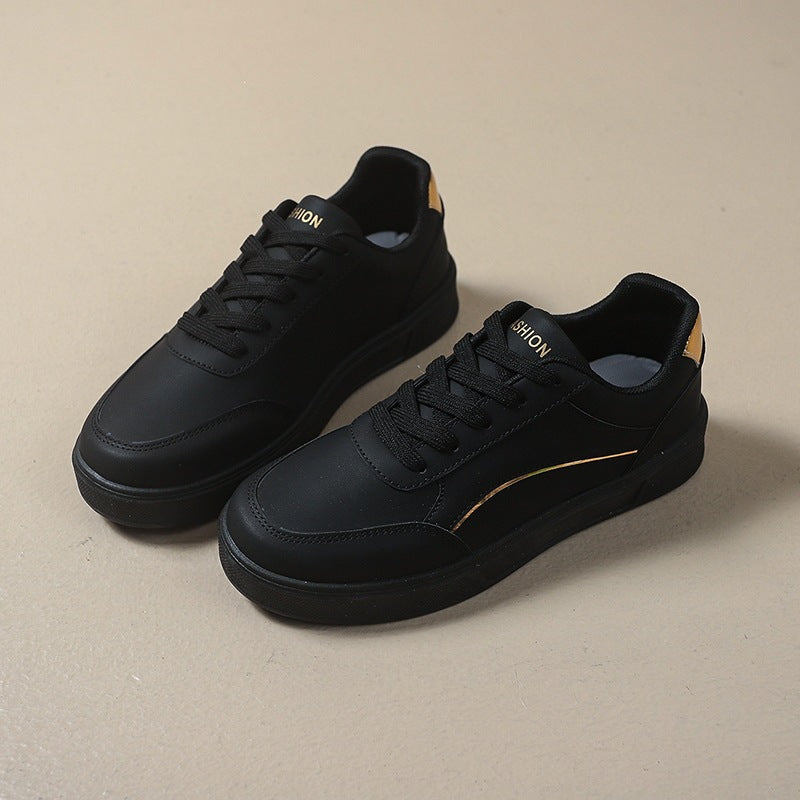 Damen Trendige Sneakers mit goldenen Akzenten R&B