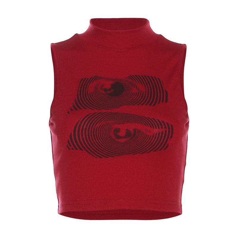 Damen Sportliches Crop-Top R&B