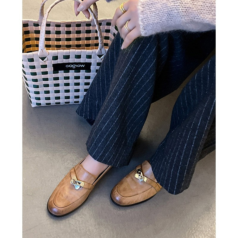 Damen Mokassins mit eleganter Schnallenverzierung R&B