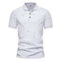 Herren Polohemd mit feinem Muster