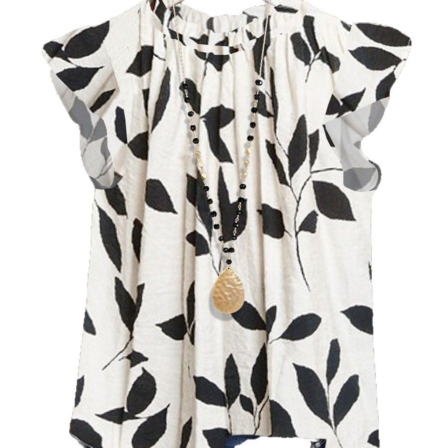 Damen Bluse mit floralem Design R&B