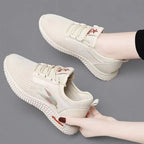 Damen modische Sneaker mit atmungsaktivem Obermaterial und flexiblem Sohlen Design R&B
