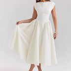 Damen Elegantes Ballkleid mit Tüllrock und Rückenreißverschluss R&B