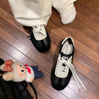 Damen modische Sneakers mit sportlichem Design und atmungsaktiver Obermaterialkombination R&B