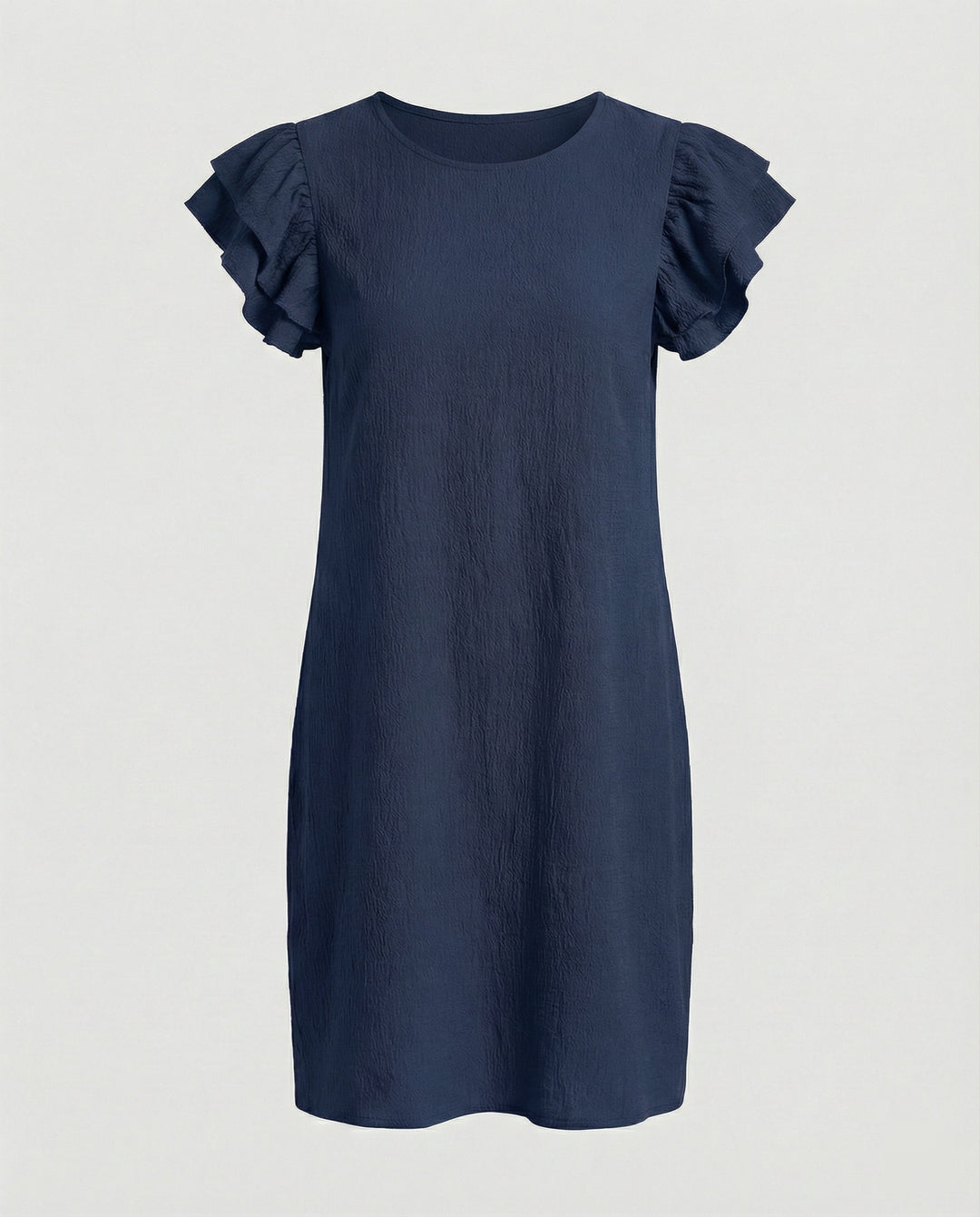 Damen Sommerkleid knielang Volant
