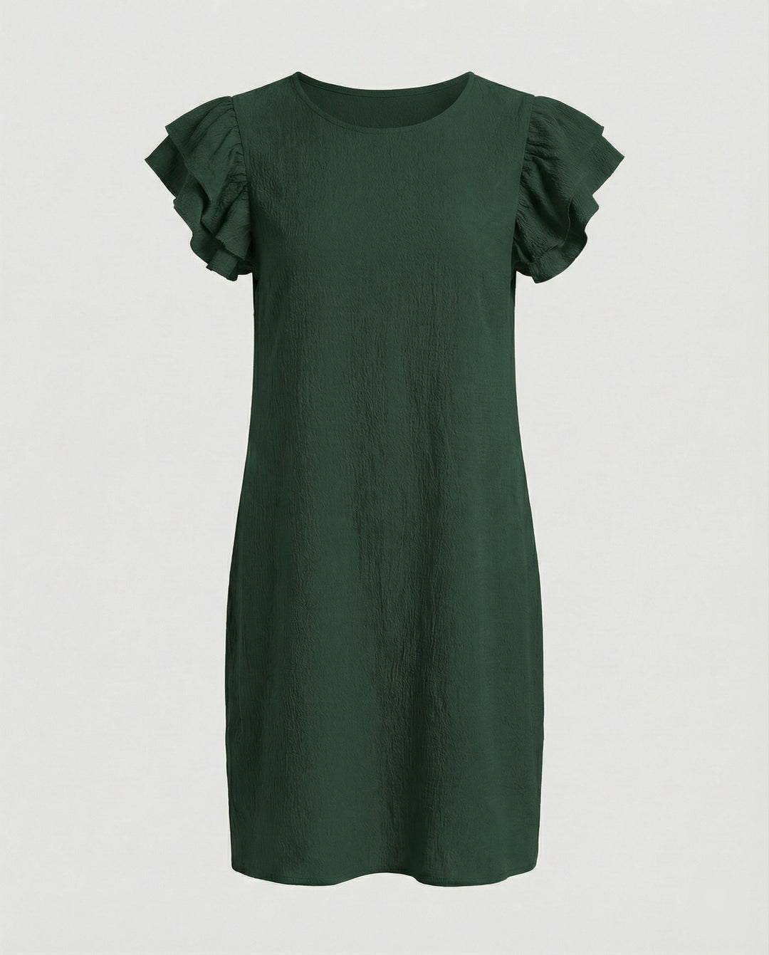 Damen Sommerkleid knielang Volant