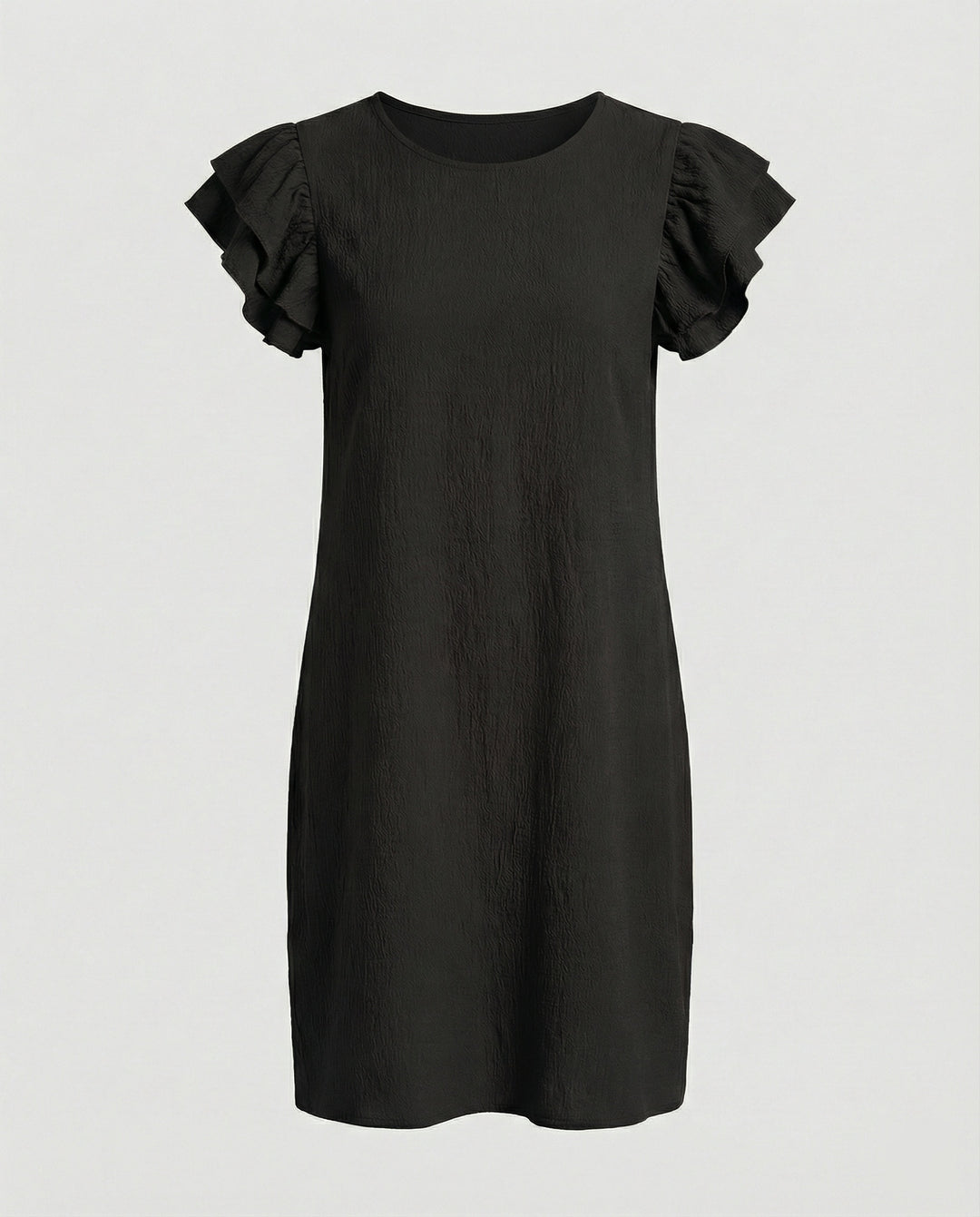 Damen Sommerkleid knielang Volant