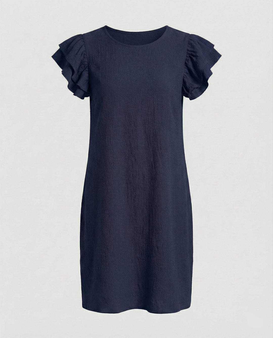 Damen Sommerkleid knielang Volant