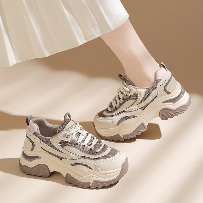 Damen Chunky Lauf-Sneaker mit hochdämpfender Sohle und atmungsaktivem Obermaterial R&B