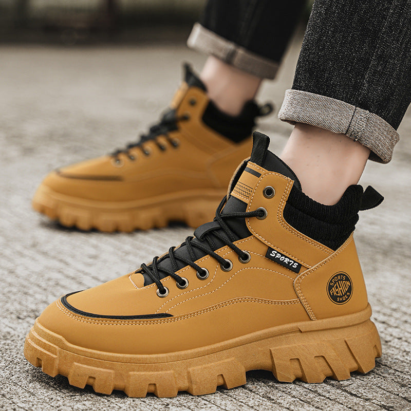 Damen Sportliche High-Top Sneakers mit rutschfester Sohle und dämpfendem Profil