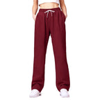 Damen bequeme Sporthose mit elastischem Bund und seitlichen Taschen R&B