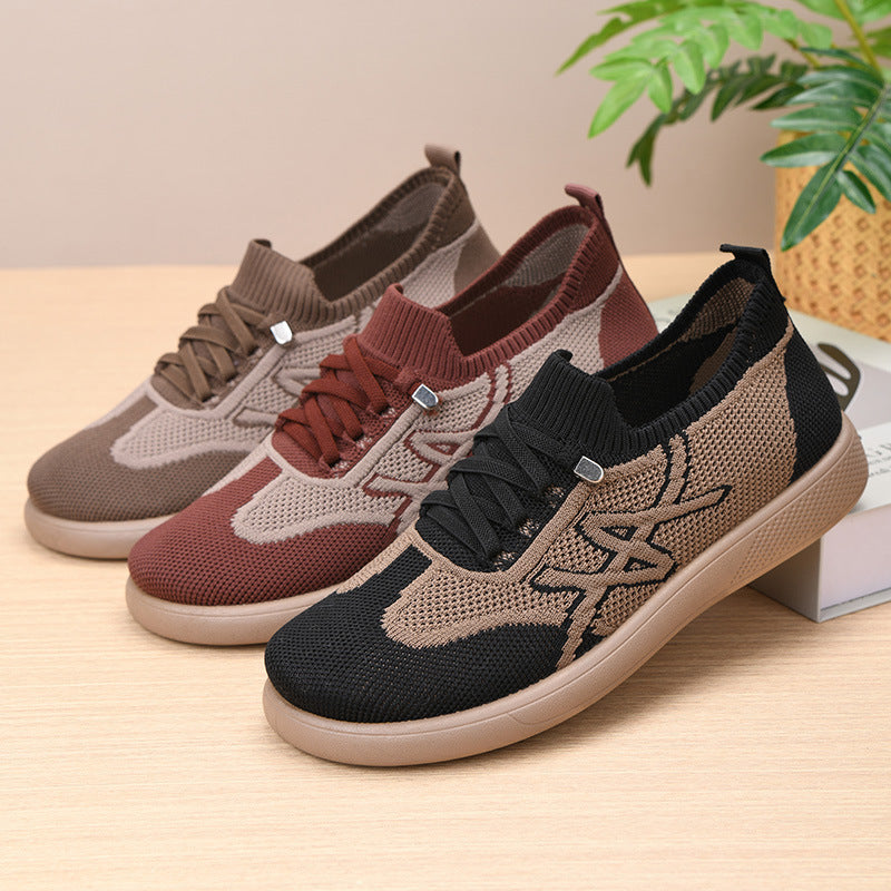 Damen Freizeit Sneaker mit elastischem Einschlupf R&B
