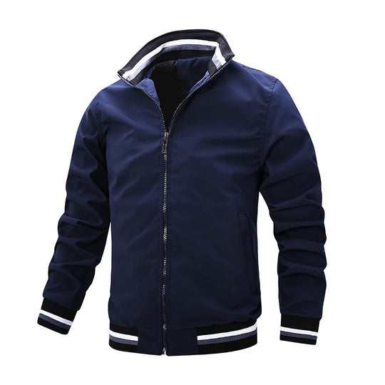 Herren elegante Bomberjacke mit stark isolierendem Innenfutter R&B