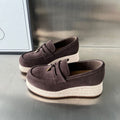Damen Espadrilles mit modischer Plateausohle von R&B