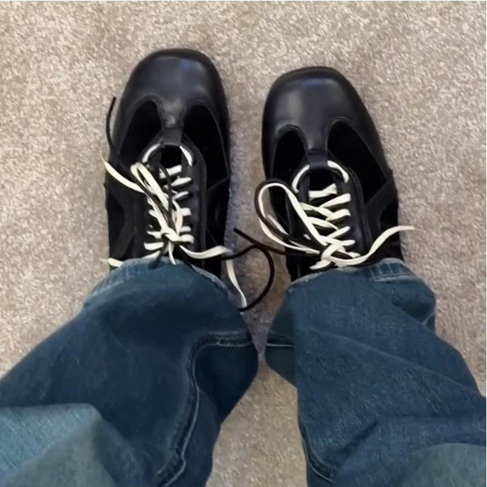 Damen Sneaker mit geschmeidigem Leder und komfortabler Profilsohle R&B