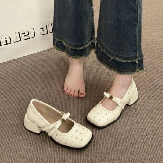 Damen Mary Jane Schuhe R&B