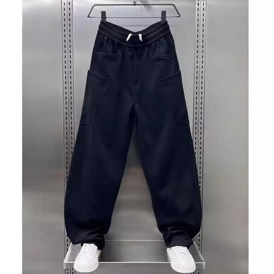 Damen bequeme Sweathose mit Cargo-Taschen R&B