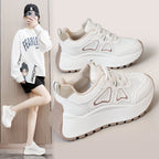 Damen Sportliche Sneakers mit atmungsaktiver Mesh-Oberfläche und stoßdämpfender Sohle R&B