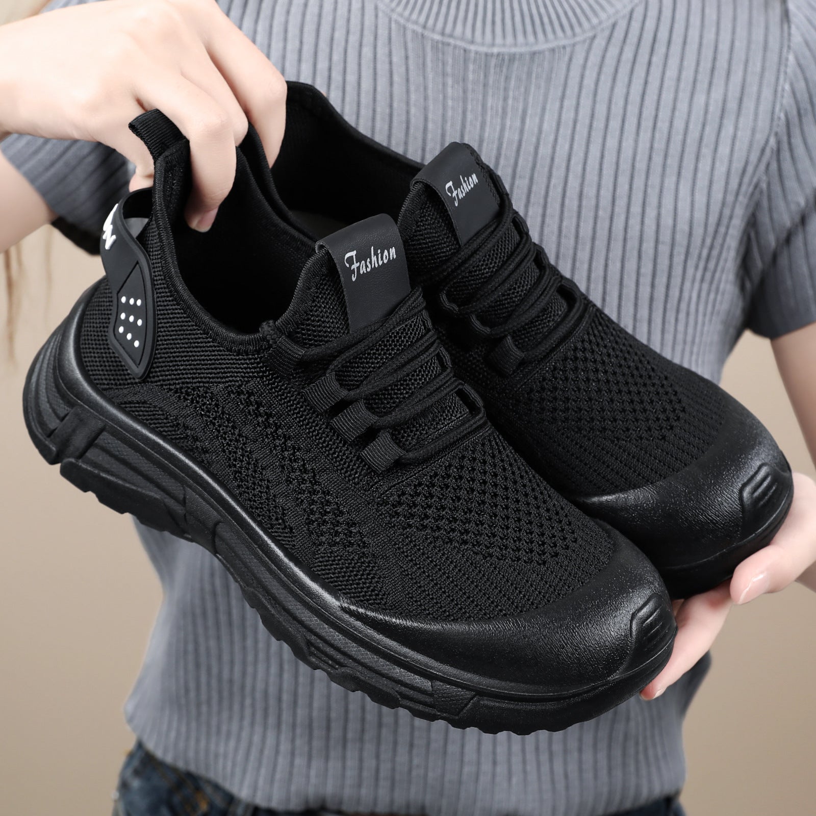 Damen Atmungsaktive Freizeitschuhe mit stoßdämpfender Sohle R&B