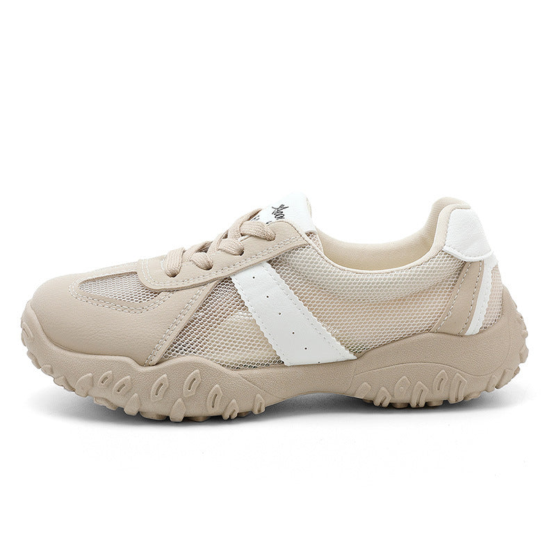 Damen Sportliche Freizeitsneaker mit atmungsaktiver Mesh-Oberfläche und rutschfester Sohle R&B