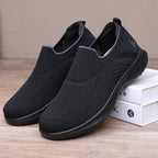 Damen Slip-On Sneakers mit atmungsaktivem Strick-Obermaterial R&B