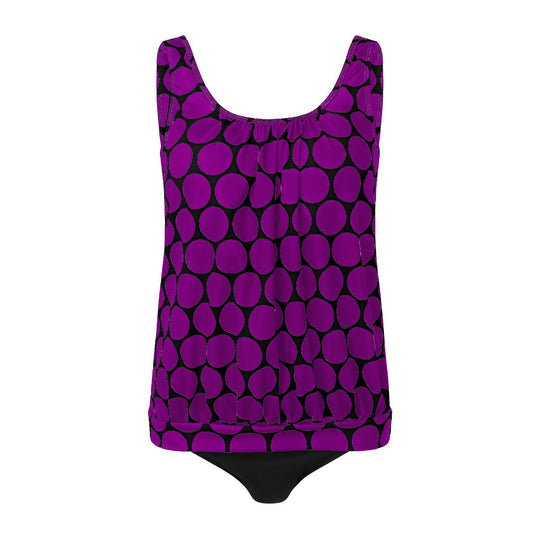 Damen lässiger Tankini mit hoher Taille und elegantem Schnitt R&B