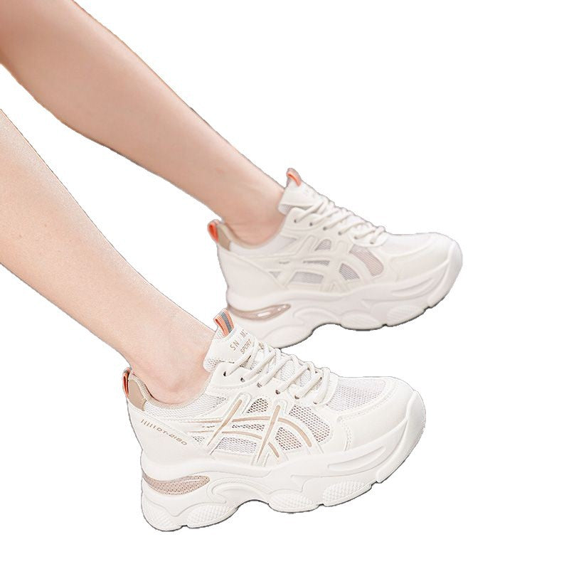 Damen Sportliche Sneaker mit atmungsaktivem Mesh und dämpfender Sohle
