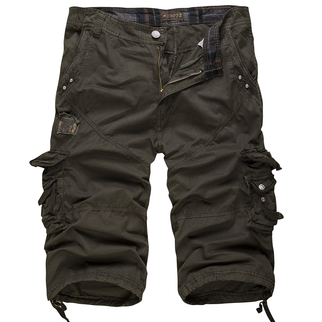 Herren Cargoshorts mit multifunktionalen Taschen und verstellbarem Bund R&B