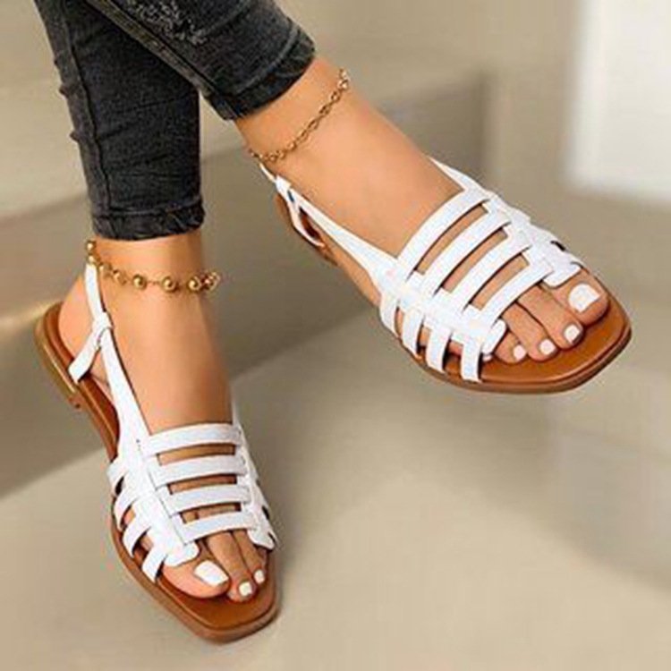 Damen Strandsandalen mit atmungsaktiven Riemen und komfortabler Fußbettung R&B