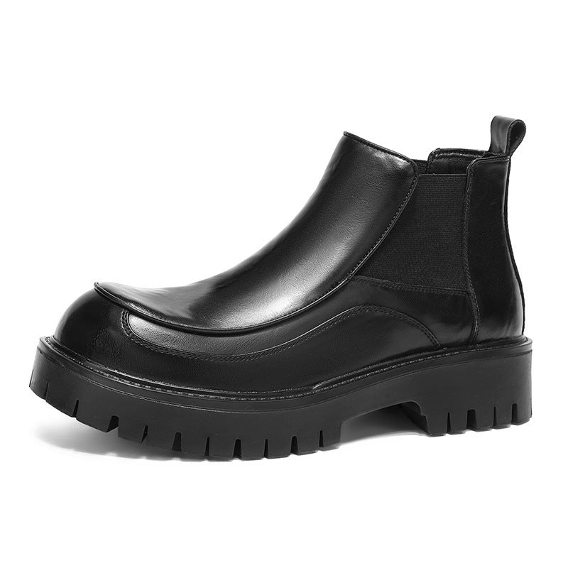 Damen Chelsea Boots mit robustem Profil und elastischen Einsätzen