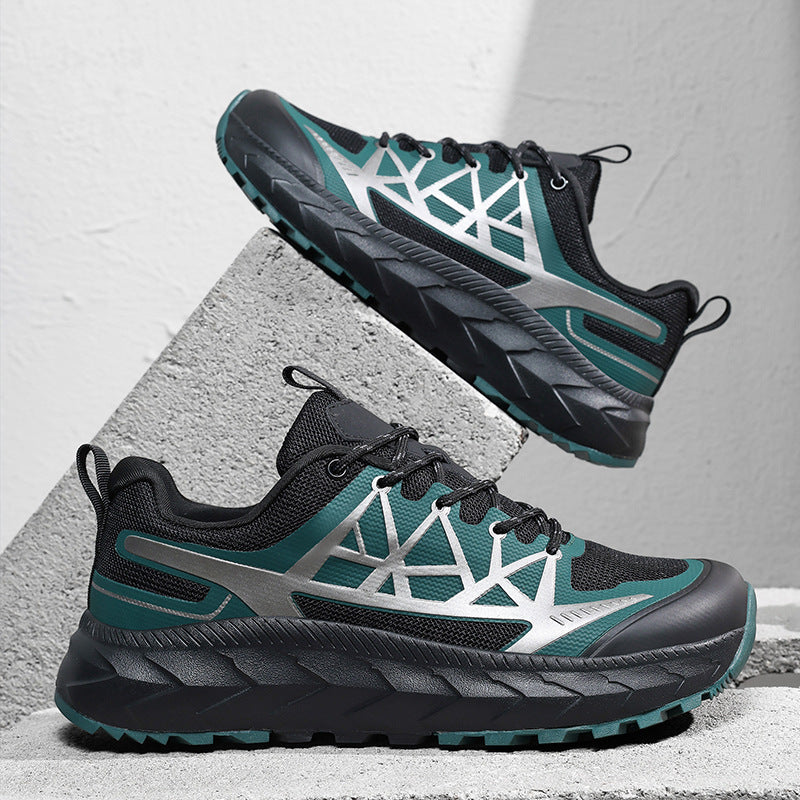 Herren Outdoor-Hiking-Sneaker mit rutschfester Profilsohle und atmungsaktivem Obermaterial
