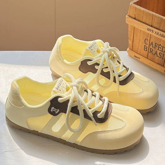 Damen Sportliche Freizeit-Sneaker mit atmungsaktiver Mesh-Oberfläche und bequemer Dämpfung R&B