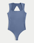 Damen Sportlicher Body mit Kreuzrücken