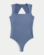 Damen Sportlicher Body mit Kreuzrücken