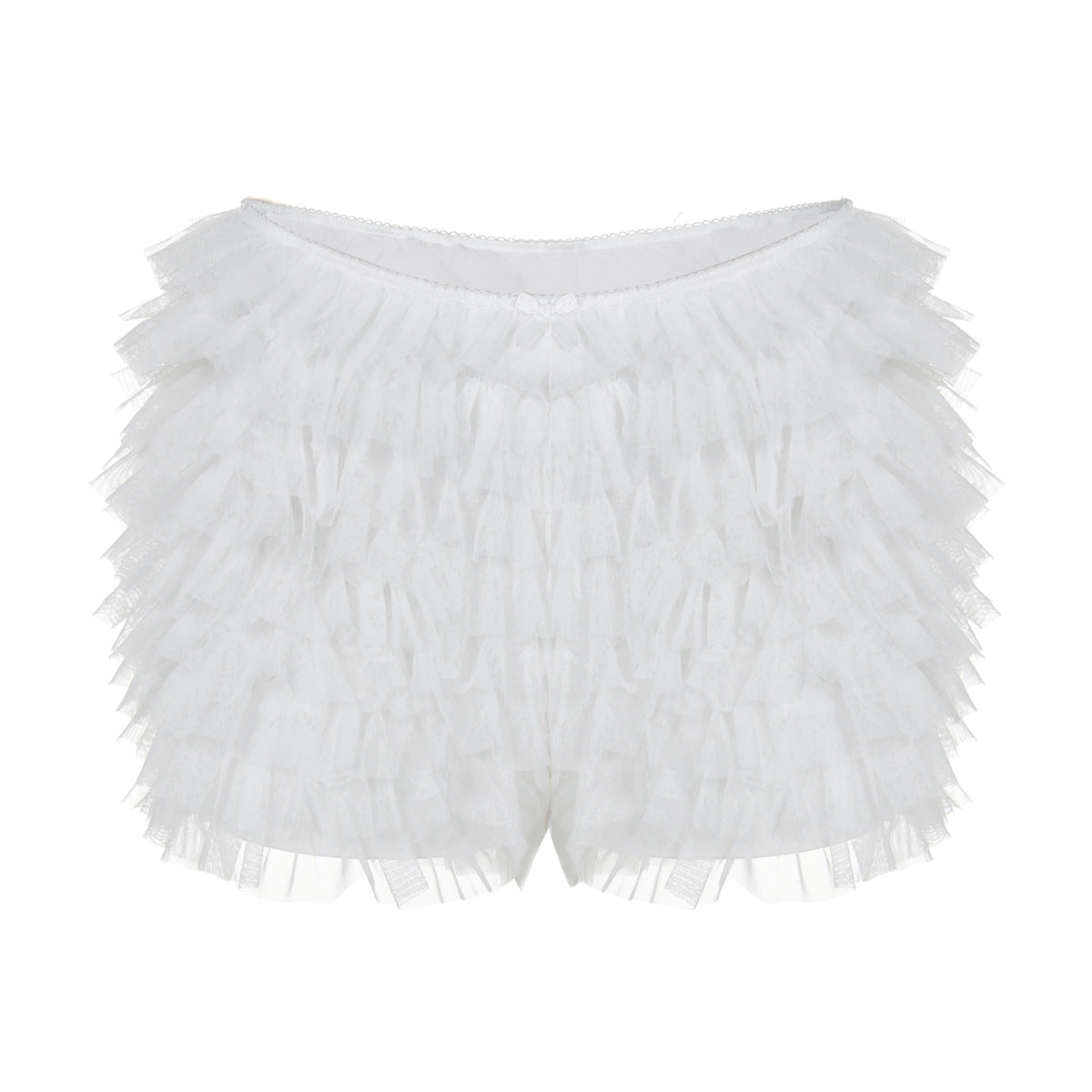 Damen Verspielte Rüschenshorts R&B