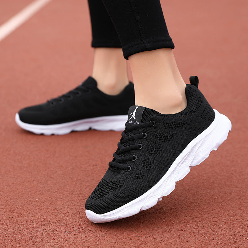 Damen Sportliche Lauf-Sneaker mit atmungsaktiver Mesh-Oberfläche R&B