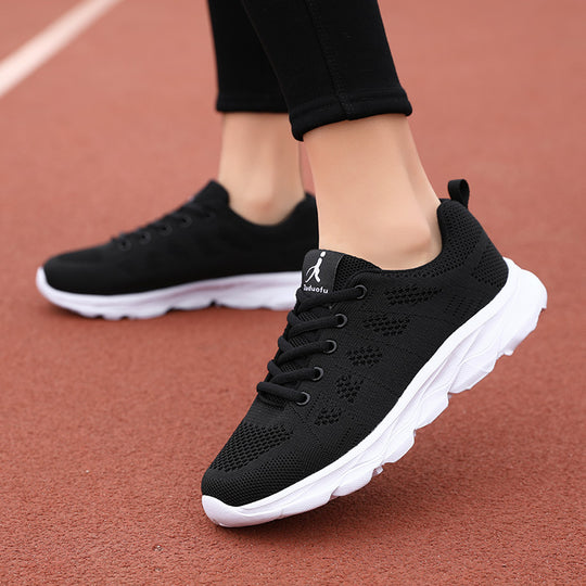 Damen Sportliche Lauf-Sneaker mit atmungsaktiver Mesh-Oberfläche R&B