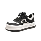 Damen Plateausneaker mit trendigem Sternen-Design R&B