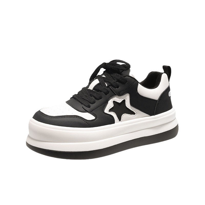 Damen Plateausneaker mit trendigem Sternen-Design R&B