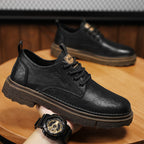 Damen Robuste Schnürschuhe aus hochwertigem Leder mit rutschfester Sohle R&B