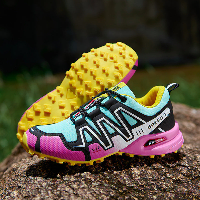 Damen Trailrunning-Schuhe mit rutschfester Sohle und atmungsaktivem Obermaterial R&B 1771105214