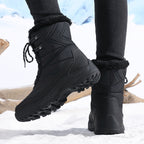 Damen isolierte Winterstiefel mit rutschfester Sohle und weichem Innenfutter R&B