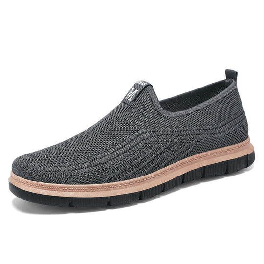 Damen Sportliche Slip-On Sneakers mit atmungsaktiver Strickstruktur R&B