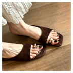 Damen Elegante Mules mit luxuriösem Schnallen-Detail